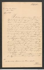 Nachlass Franz Steindachner, Abschrift von Maximilian Daublebsky von Sterneck an die Kaiserliche Akademie der Wissenschaften (14.03.1893), Inv.Nr. 4.09, Seite 1